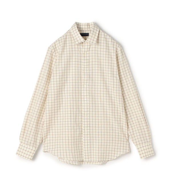TOMORROWLAND MENS「ウールコットンビエラ セミワイドカラーシャツ」|シャツ・ブラウス|14 グレー系