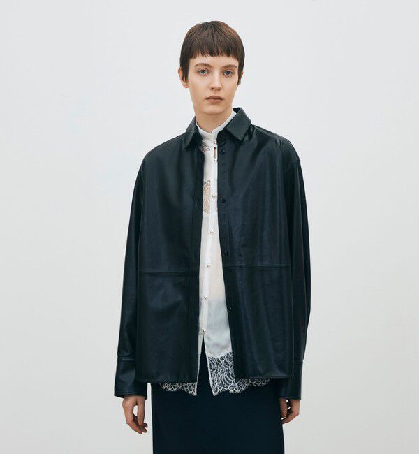 DES PRES「TURKEY LIGHT  LEATHER  ベーシックシャツ」|シャツ・ブラウス|
