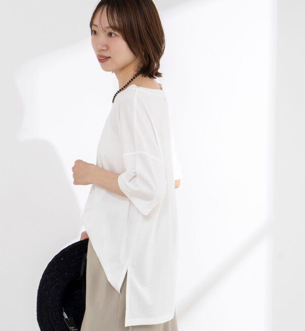 NOLLEY'S「【WEB限定】ウォッシャブルリヨセル綿オトナT」|Tシャツ・カットソー|