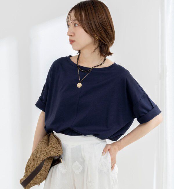 NOLLEY'S「【WEB限定】ウォッシャブルリヨセル綿オトナT」|Tシャツ・カットソー|