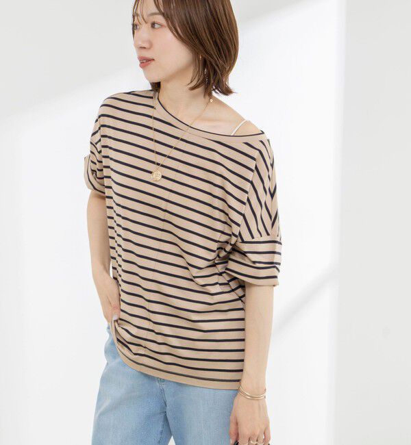 NOLLEY'S「【WEB限定】ウォッシャブルリヨセル綿オトナT」|Tシャツ・カットソー|
