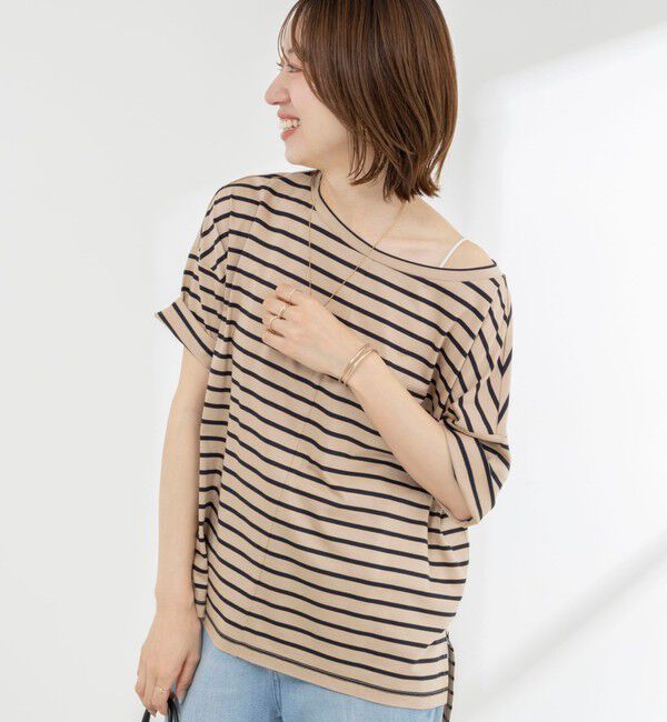 NOLLEY'S「【WEB限定】ウォッシャブルリヨセル綿オトナT」|Tシャツ・カットソー|