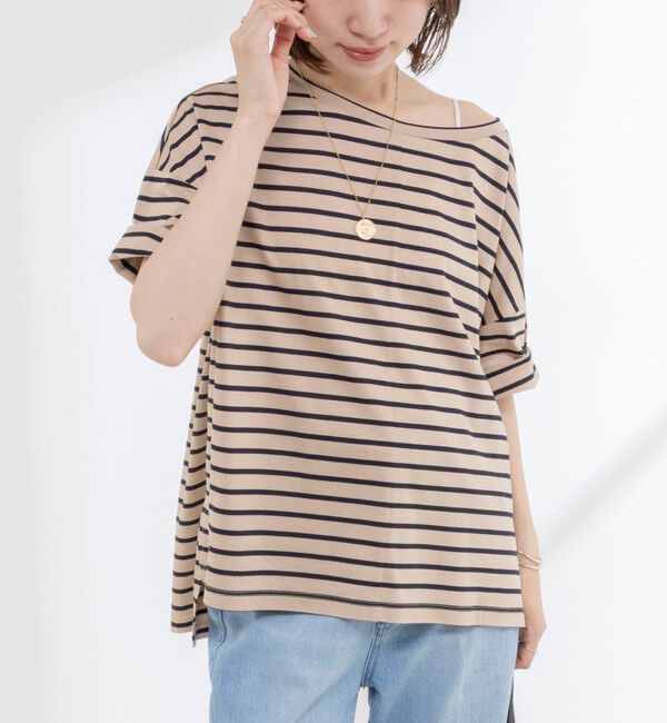 NOLLEY'S「【WEB限定】ウォッシャブルリヨセル綿オトナT」|Tシャツ・カットソー|