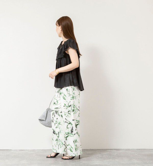 NOLLEY'S sophi「《セットアップ対応》【BECシリーズ】ウォッシャブルシアーローンオフショルブラウス」|シャツ・ブラウス|