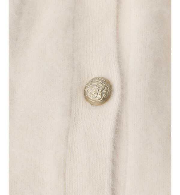  「〈WEB限定カラーあり〉カシミヤ混ファークルーネックニットジャケット」|ニット・セーター|