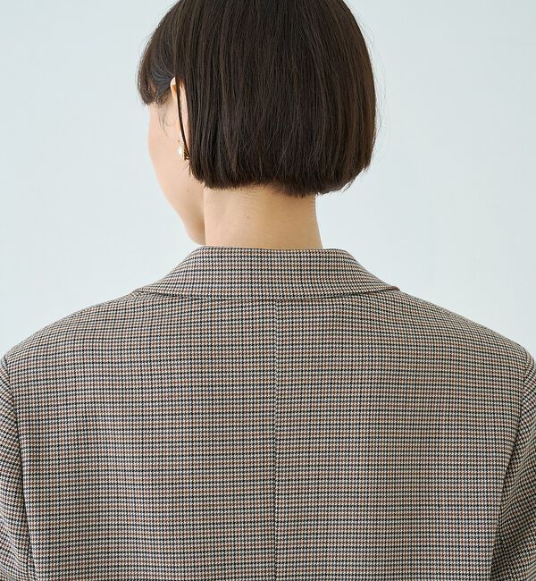 Rouge vif「ウール混ストレッチツイルシングルテーラージャケット」|テーラードジャケット|