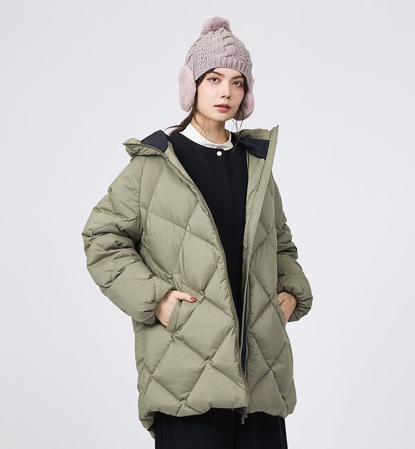 Rouge vif「【PYRENEX/ピレネックス】ADELE PARKA/アデイルパーカー/HWA」|ダウン|