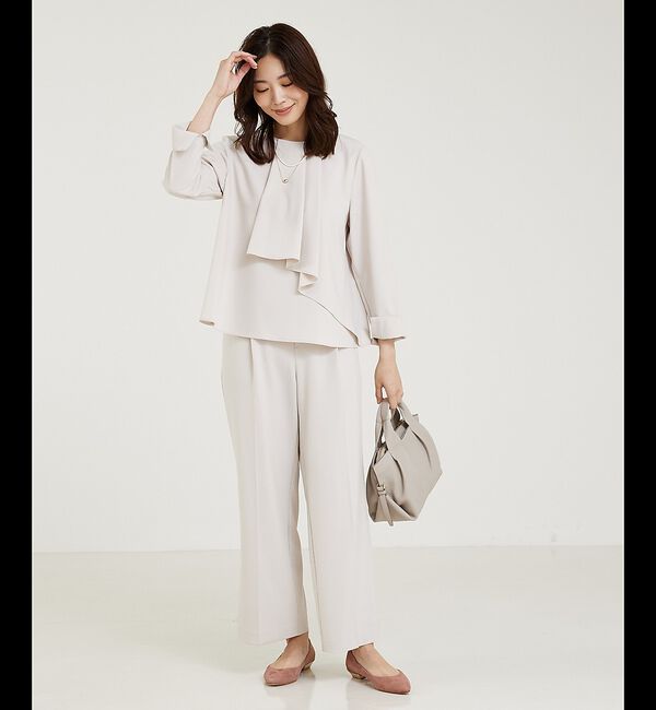abahouse mavie「【エニデイカセット】タックストレートパンツ」|その他|