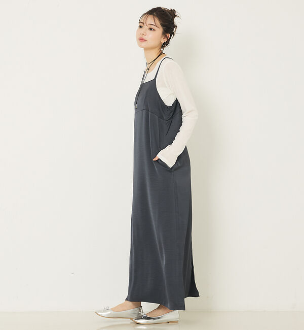 abahouse mavie「ダブルストラップキャミワンピース」|ワンピース|