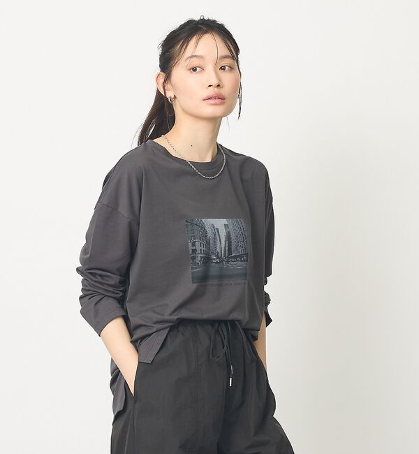 abahouse mavie「【1枚でサマになる】フォトロンT」|Tシャツ・カットソー|