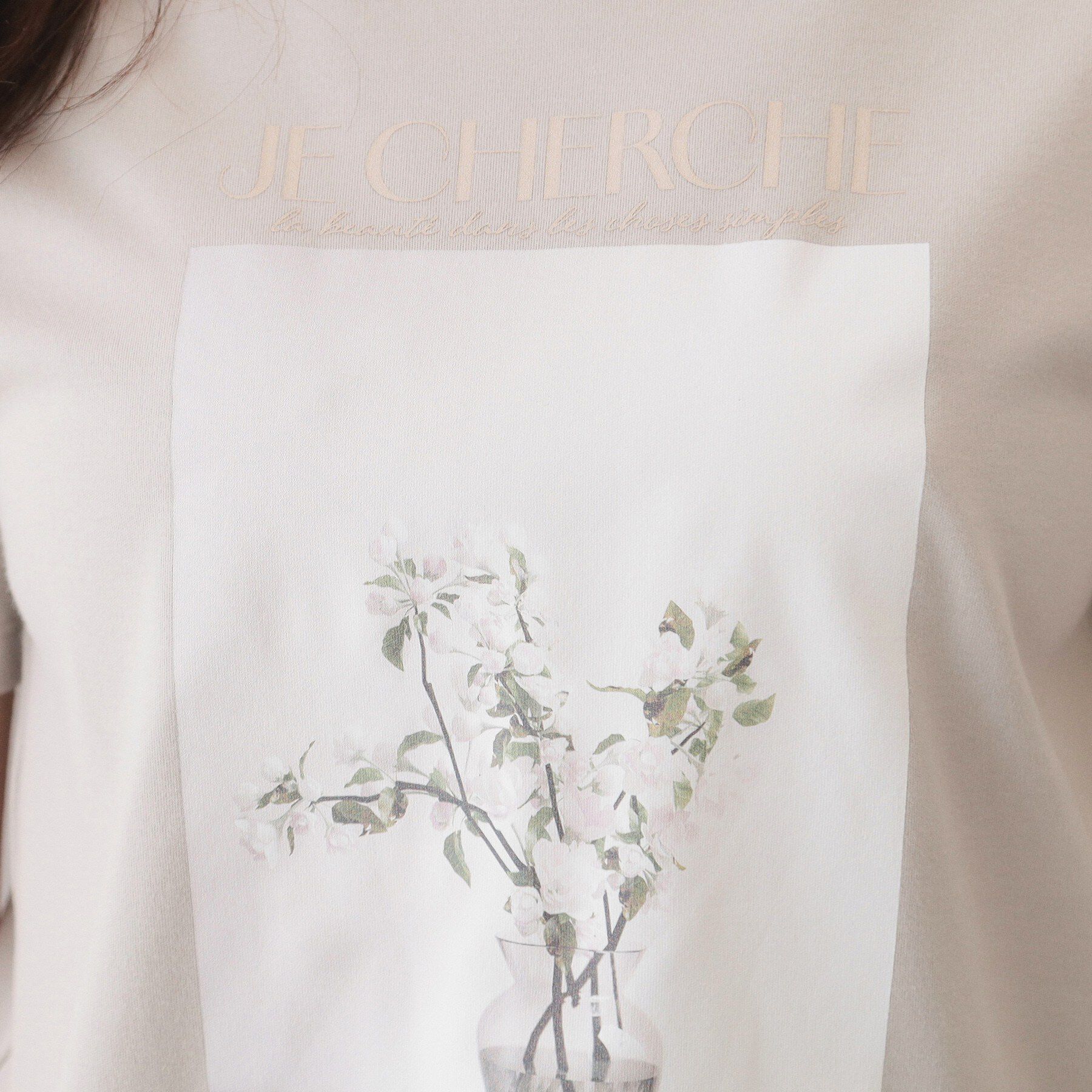 index「【UV】フラワープリントTシャツ≪洗濯機OK／接触冷感≫」|Tシャツ・カットソー|