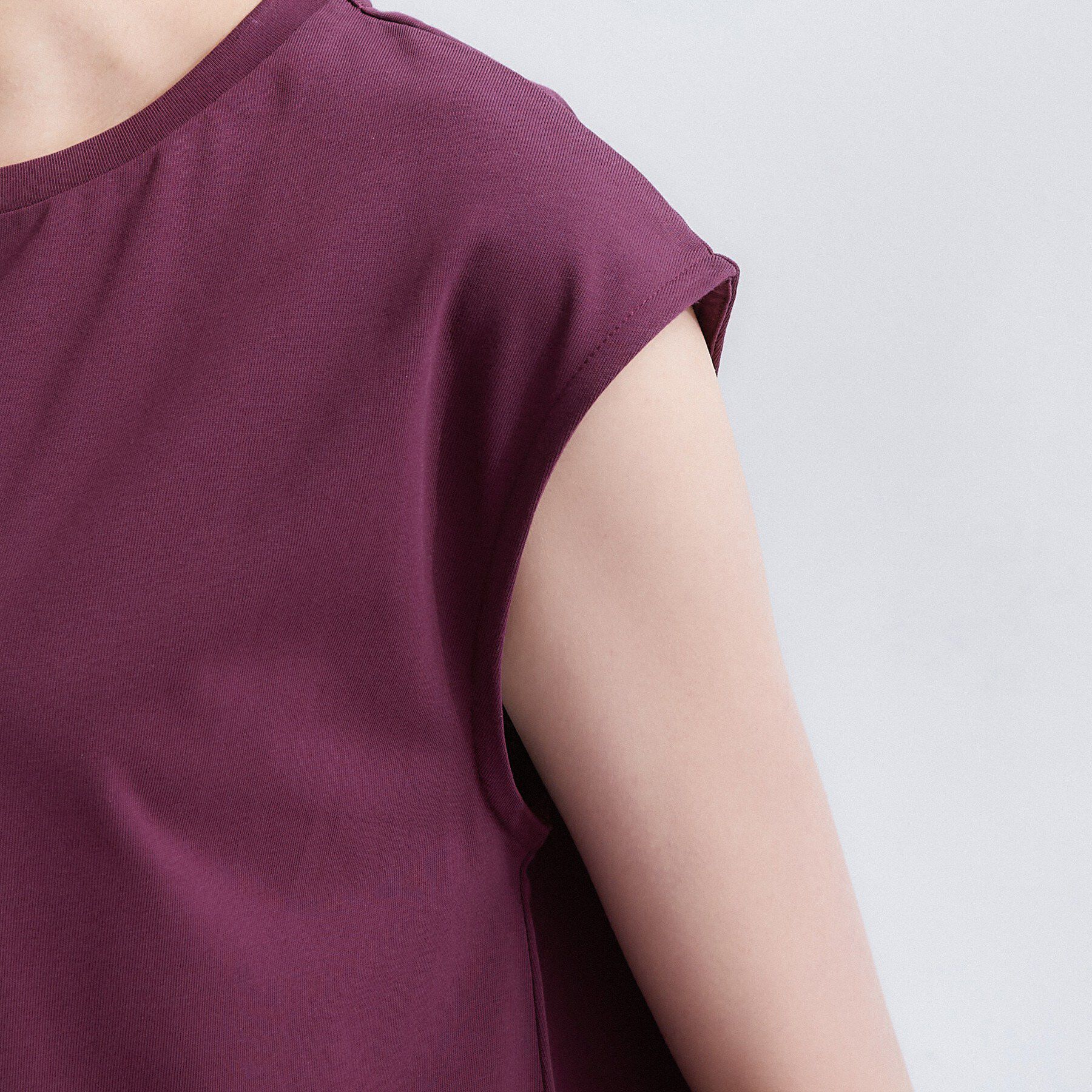 OPAQUE.CLIP「裾フリルドッキングカットソー【洗濯機OK】」|Tシャツ・カットソー|