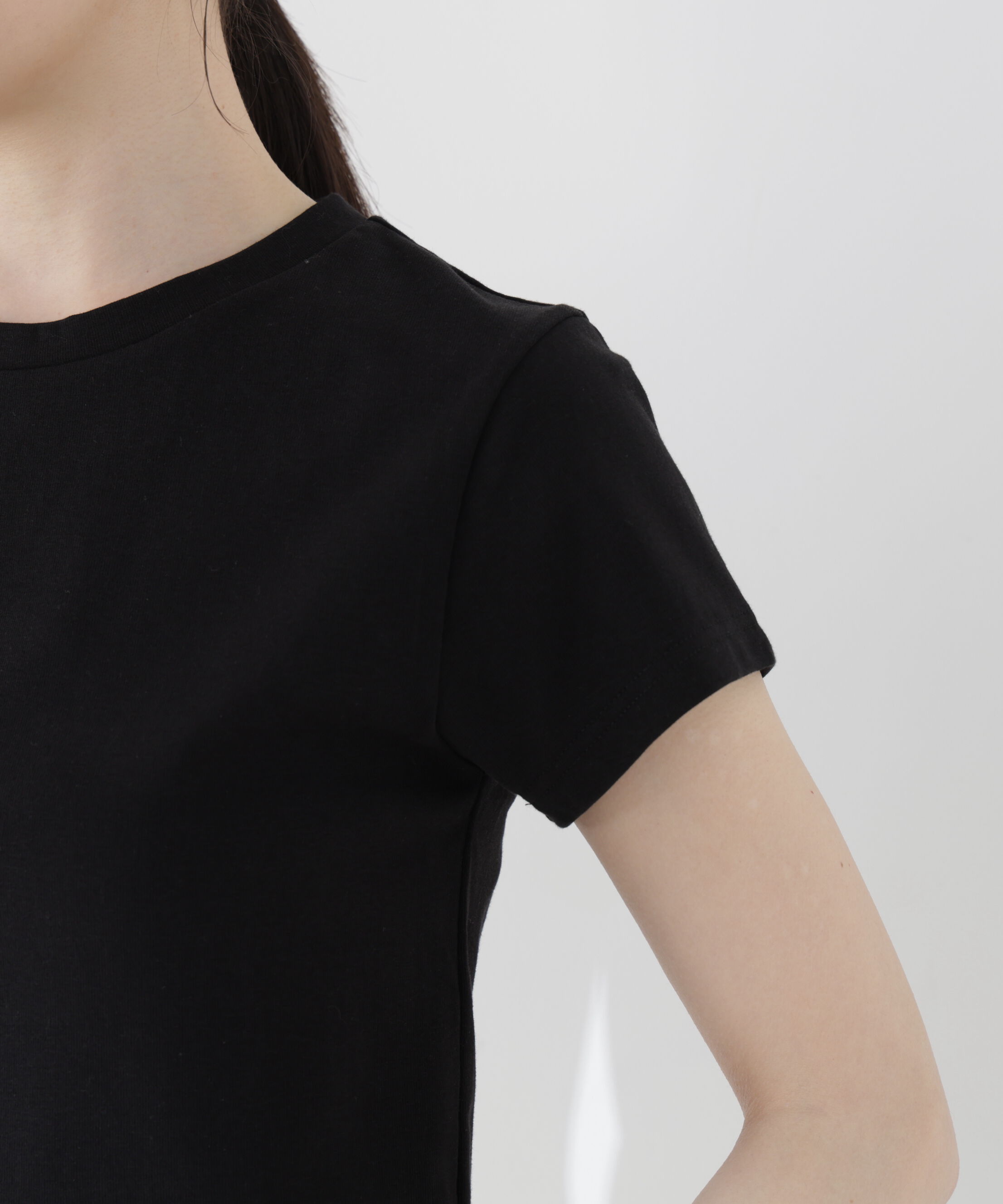 PROPORTION BODY DRESSING「＜青島心さん着用＞〈a/mie〉レースヘムTシャツ」|Tシャツ・カットソー|