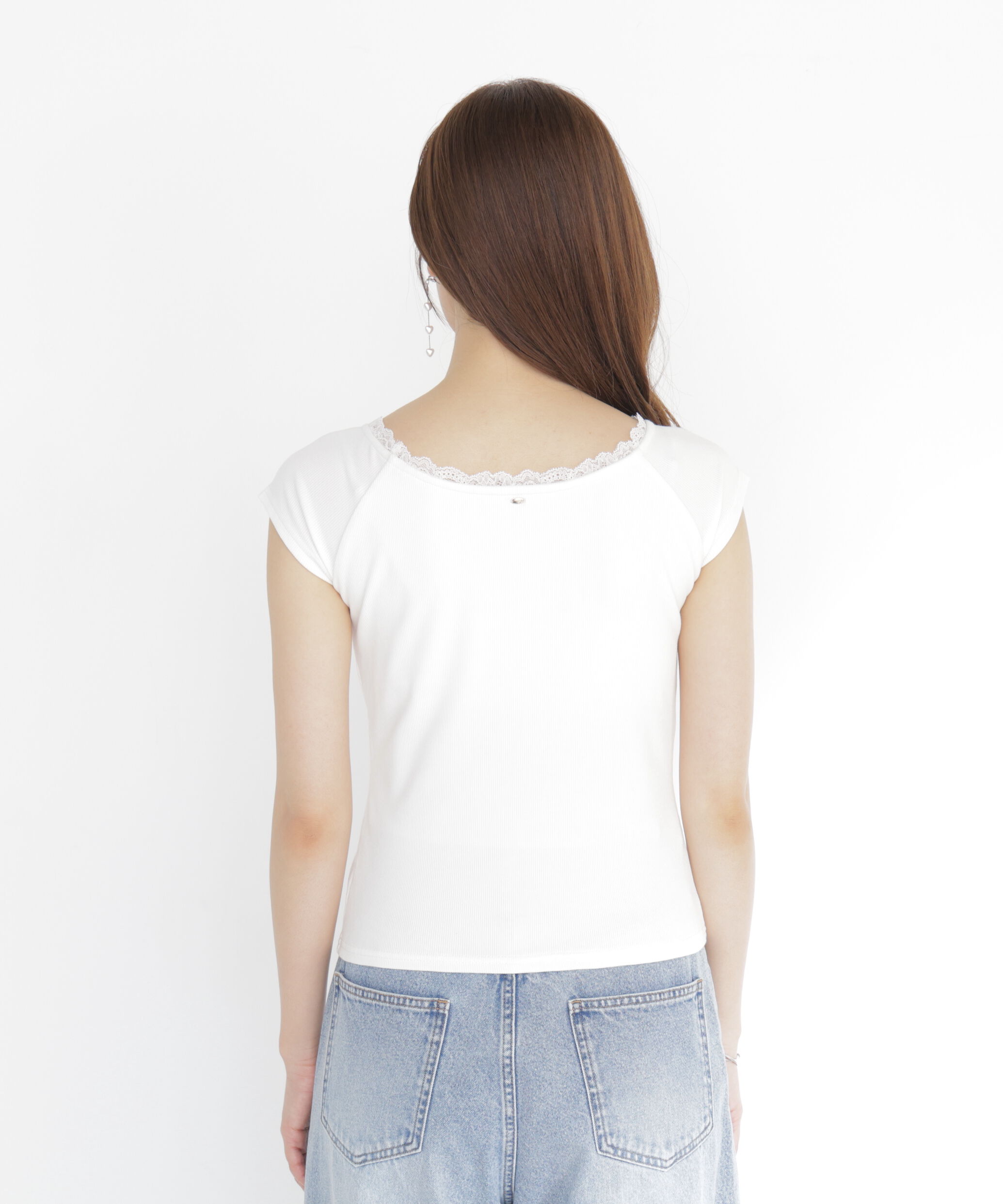 PROPORTION BODY DRESSING「＜a/mie＞カップ付きフレンチスリーブTシャツ」|Tシャツ・カットソー|