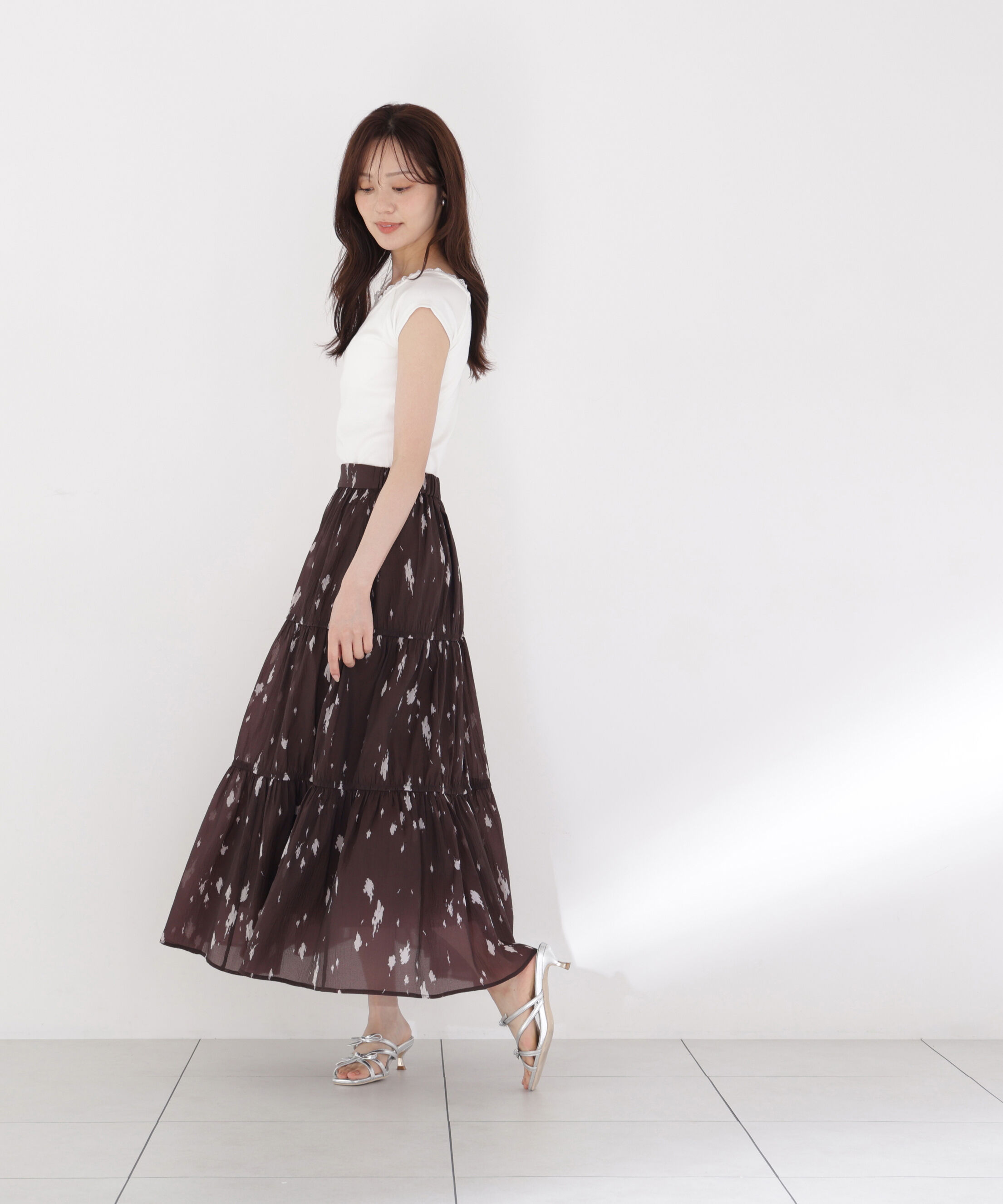 PROPORTION BODY DRESSING「＜a/mie＞カップ付きフレンチスリーブTシャツ」|Tシャツ・カットソー|