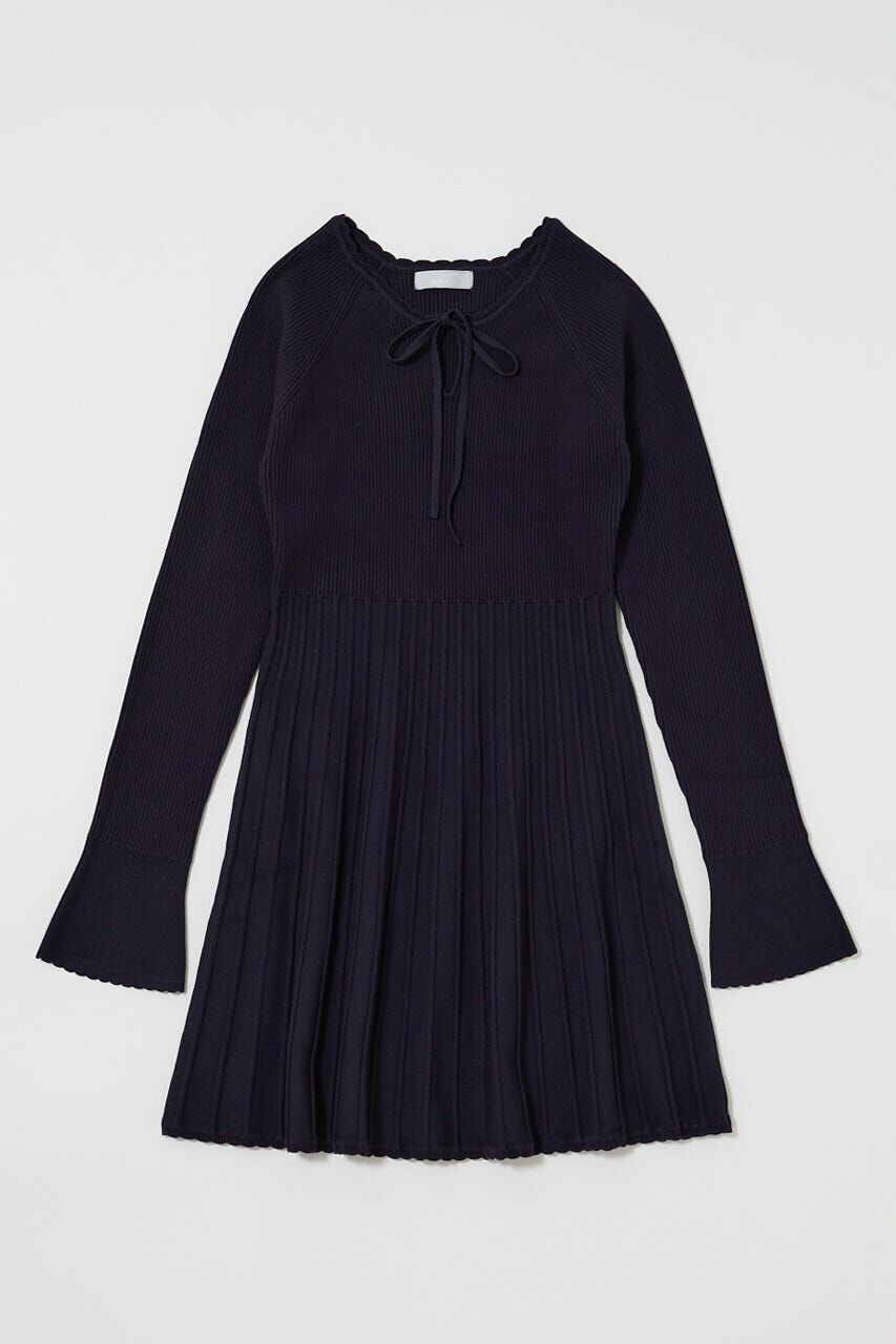 MOUSSY「PICO RIBBON MINI ドレス」|ワンピース|