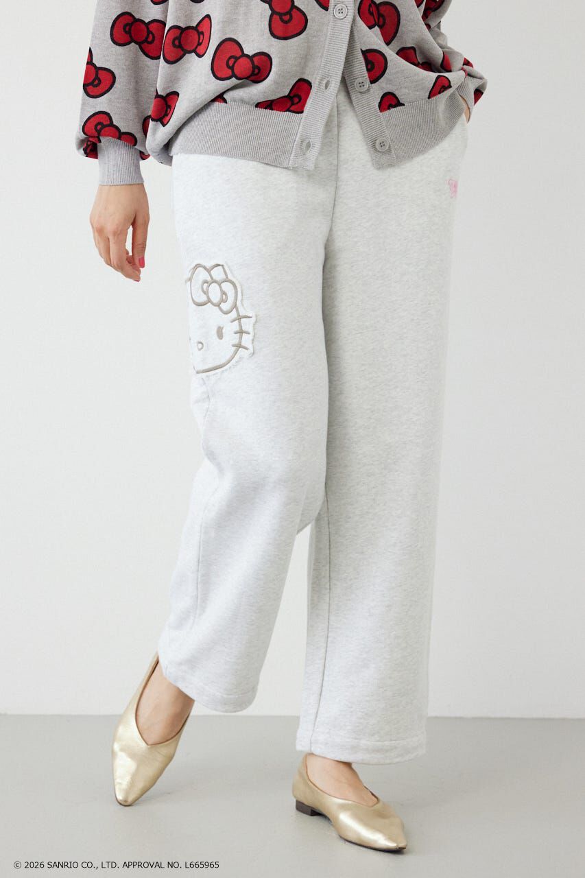 RODEO CROWNS「(HELLO KITTY) アップリケスウェットパンツ」|その他|L/T.GRY1