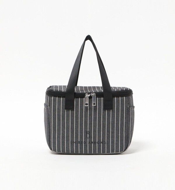 Style for Living「ストライプ ボックス型 トートバッグ S」|トートバッグ|BLACK