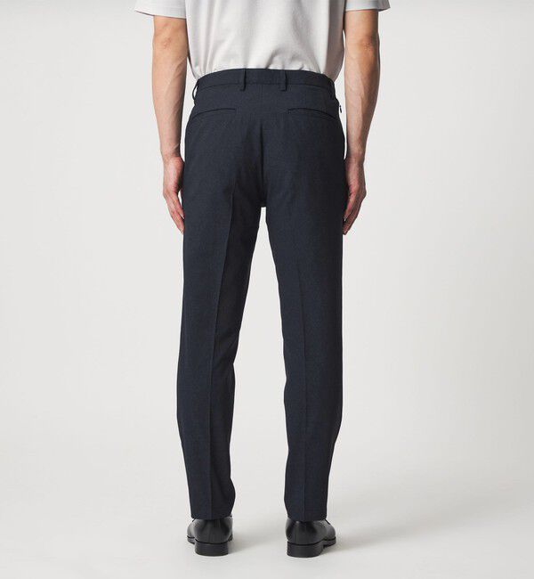 UNITED ARROWS「DotAir ドットエア サイドシャーリング 1プリーツ パンツ UA COZY ウォッシャブル ストレッチ 防しわ」|チノ|