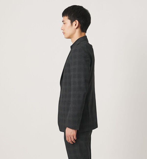 UNITED ARROWS「グレンプレイド シングル 2ボタン テーラードジャケット UA COZY ウォッシャブル 2WAYストレッチ」|テーラードジャケット|