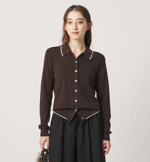 UNITED ARROWS「ポロカーディガン ‐ウォッシャブル‐」|カーディガン|