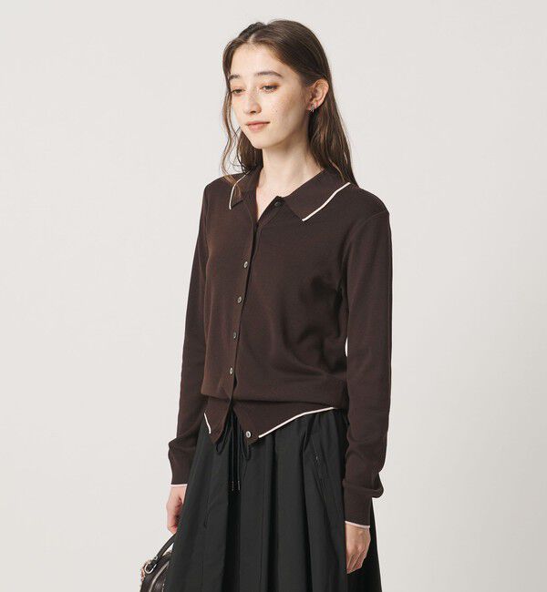 UNITED ARROWS「ポロカーディガン ‐ウォッシャブル‐」|カーディガン|