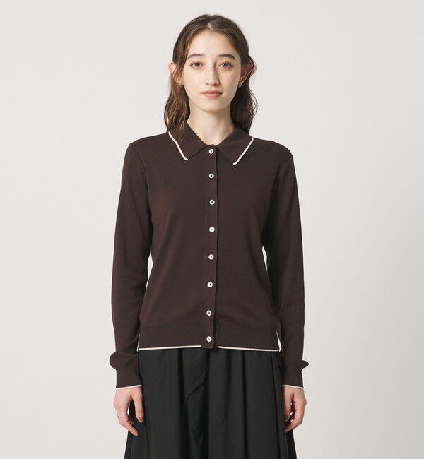 UNITED ARROWS「ポロカーディガン ‐ウォッシャブル‐」|カーディガン|