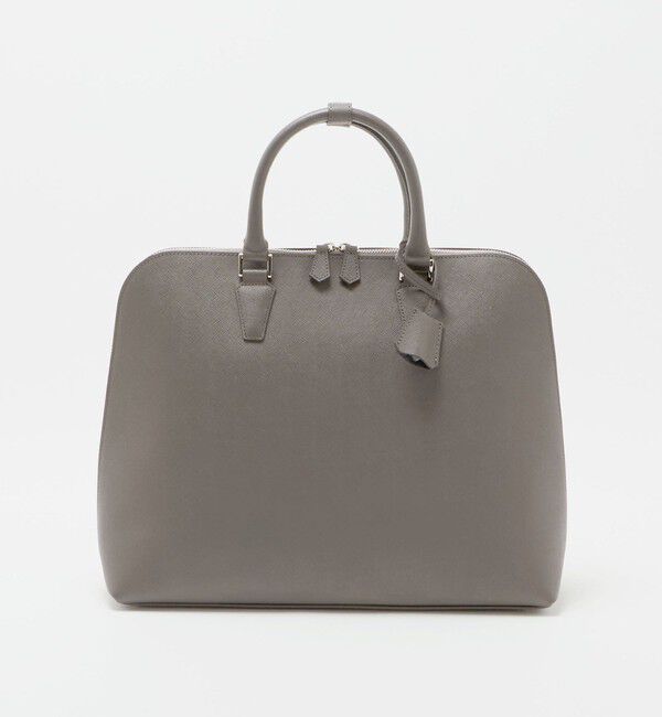 UNITED ARROWS「レザー ラウンド ブリーフケース」|その他|MD.GRAY