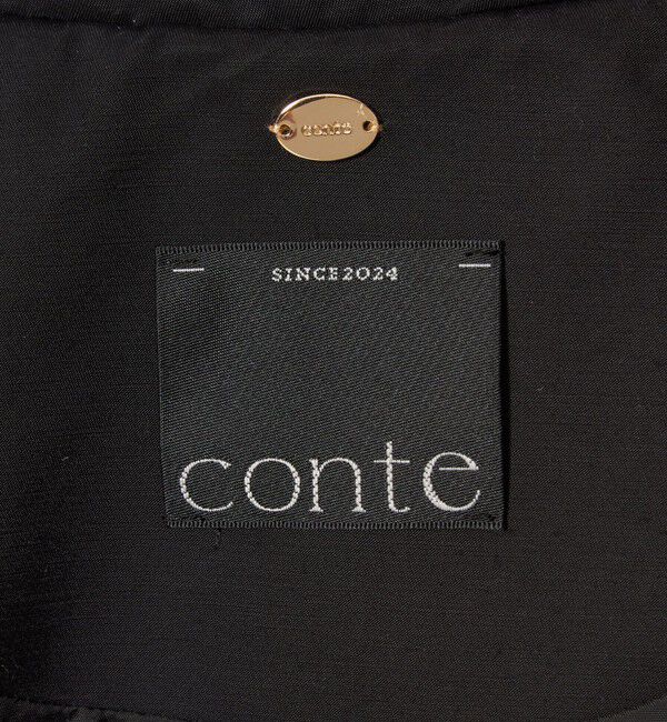 conte「＜conte＞フーデッド ショートコート」|ブルゾン・スタジャン|