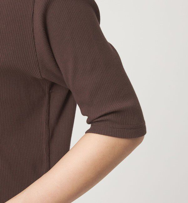 UNITED ARROWS green label relaxing「【WEB限定】＜at ease＞シアーテレコ エリツキ カットソー」|Tシャツ・カットソー|