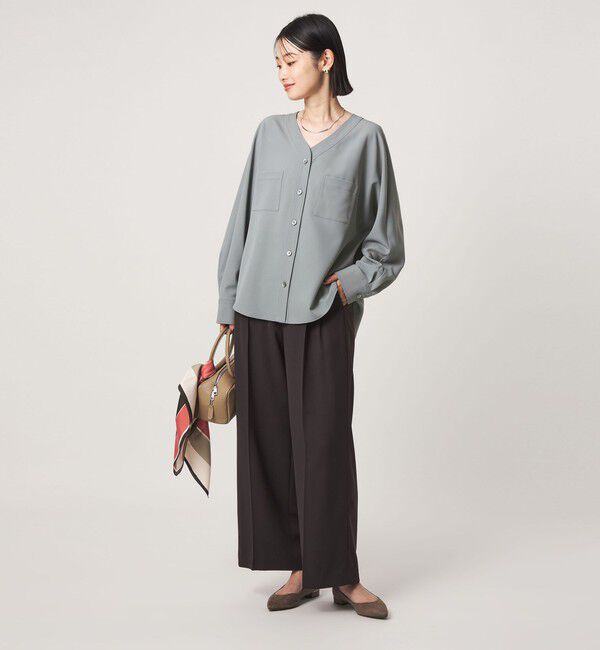 UNITED ARROWS green label relaxing「ツイル ポケット シャツ マシンウォッシャブル ストレッチ」|シャツ・ブラウス|