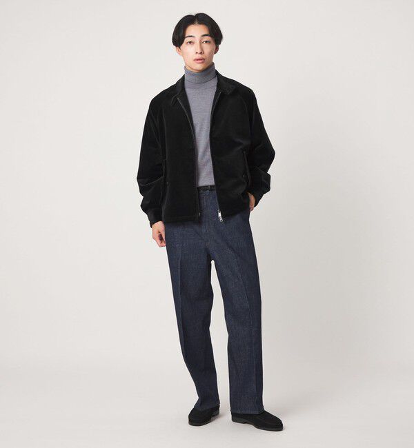 UNITED ARROWS green label relaxing「【別注】＜BARACUTA＞GLR ベロア コーデュロイ G4 ドライバーズジャケット ブルゾン」|ブルゾン・スタジャン|
