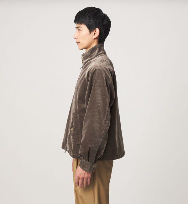 UNITED ARROWS green label relaxing「【別注】＜BARACUTA＞GLR ベロア コーデュロイ G4 ドライバーズジャケット ブルゾン」|ブルゾン・スタジャン|