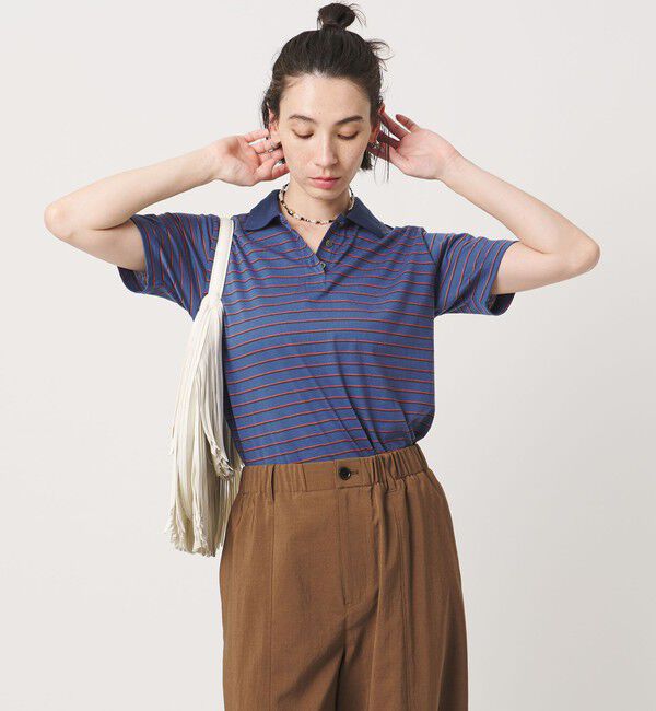 BEAUTY&YOUTH UNITED ARROWS「コットンポリエステル ボーダー ポロシャツ」|ポロシャツ|ROYAL