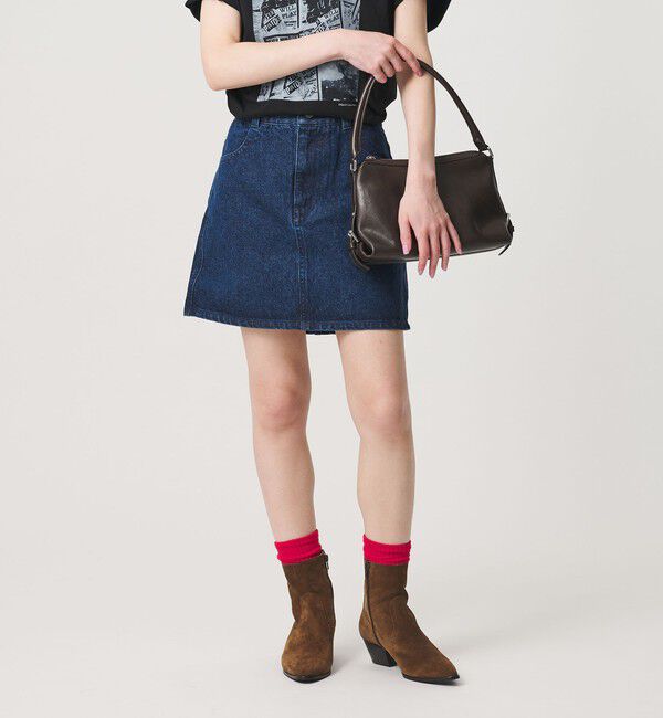 BEAUTY&YOUTH UNITED ARROWS「コットンブレンド デニム ミニスカート」|スカート|