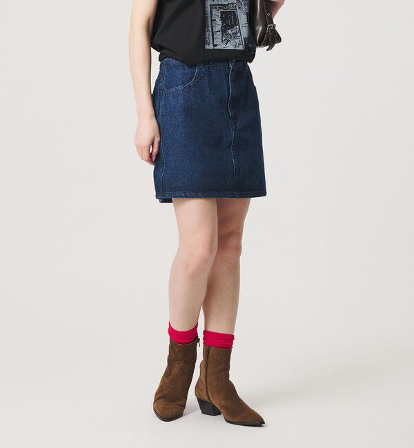 BEAUTY&YOUTH UNITED ARROWS「コットンブレンド デニム ミニスカート」|スカート|