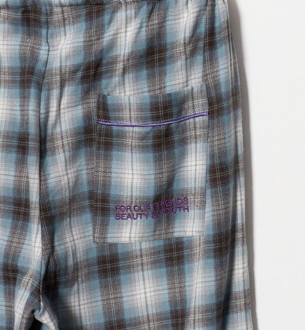 BEAUTY&YOUTH UNITED ARROWS「【別注】＜TOKI＞チェック ワイドパンツ」|チノ|