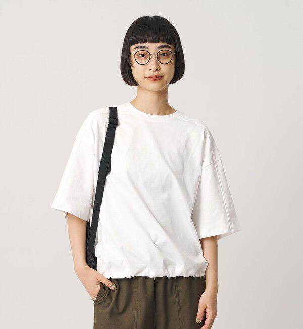 BEAUTY&YOUTH UNITED ARROWS「【WEB限定】バックレイヤード ドローストリング Tシャツ」|Tシャツ・カットソー|