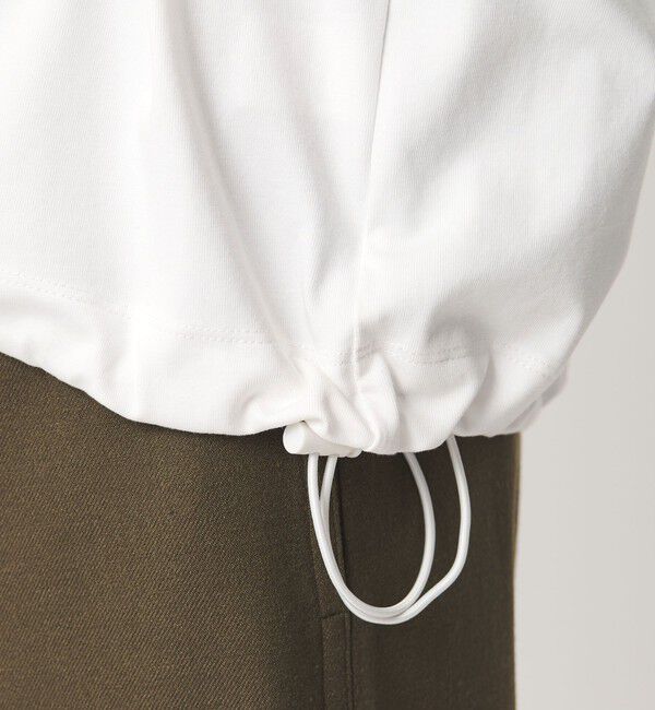 BEAUTY&YOUTH UNITED ARROWS「【WEB限定】バックレイヤード ドローストリング Tシャツ」|Tシャツ・カットソー|
