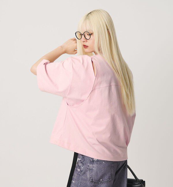 BEAUTY&YOUTH UNITED ARROWS「【WEB限定】バックレイヤード ドローストリング Tシャツ」|Tシャツ・カットソー|LT.PINK