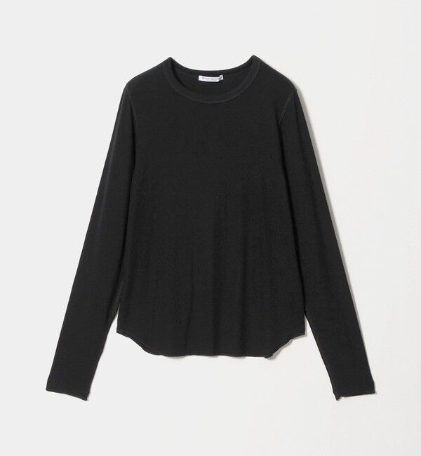 BEAUTY&YOUTH UNITED ARROWS「毛セルロースブレンド クルーネック カットソー」|Tシャツ・カットソー|BLACK