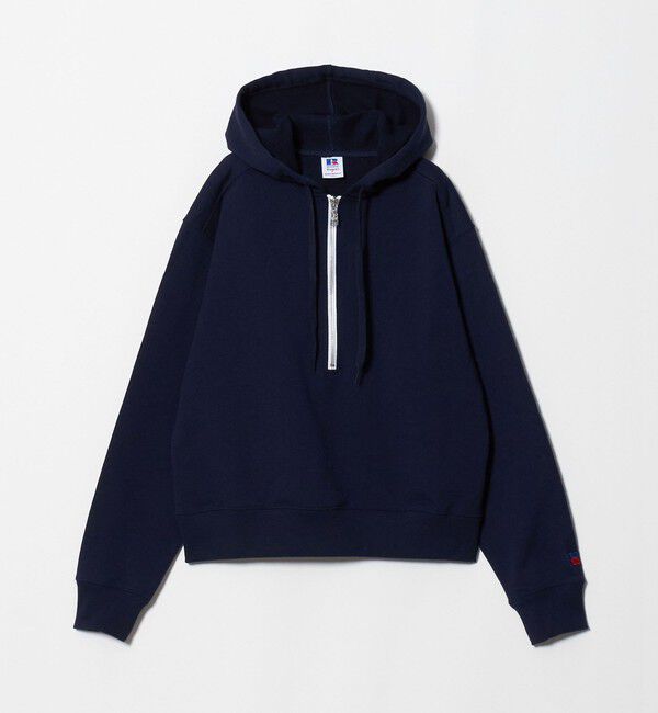 BEAUTY&YOUTH UNITED ARROWS「【別注】＜RUSSELL ATHLETIC＞ハーフジップ スウェット プルオーバー」|スウェット・ジャージ|NAVY
