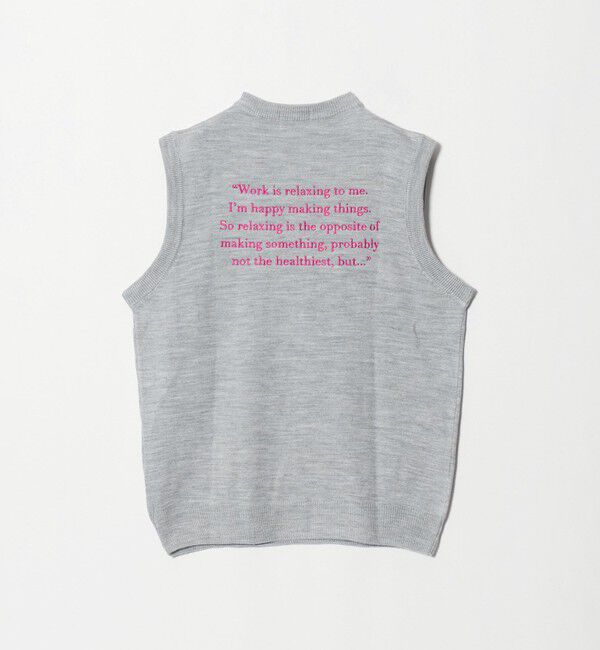 BEAUTY&YOUTH UNITED ARROWS「＜Samplee＞ロゴ ニットベスト」|ベスト・ジレ|