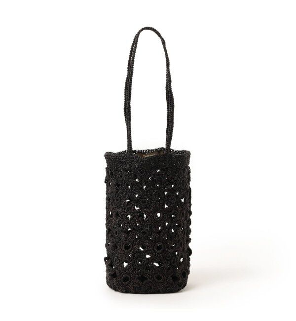 Ray BEAMS 「BAGMATI / Flower Bag」|かごバッグ|BLACK