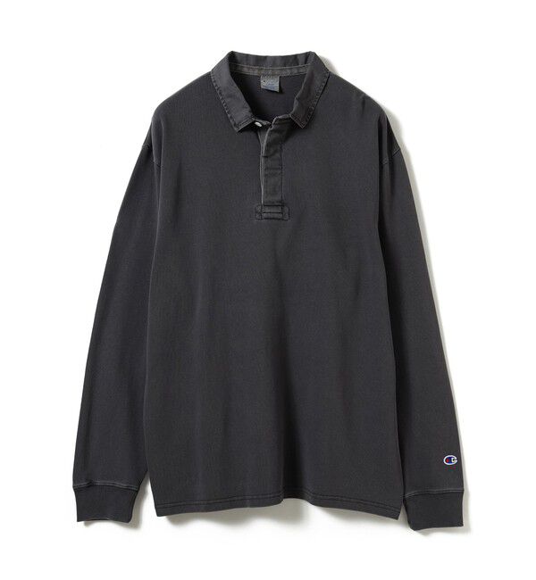 BEAMS「【別注】Champion / Rugger Shirt」|ポロシャツ|O.BLACK