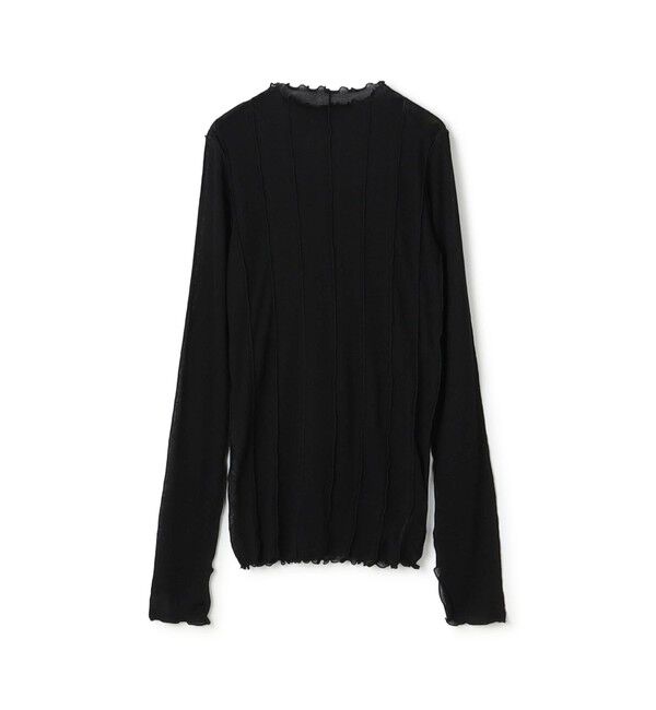 TOMORROWLAND GOODS「HAKUJI Sheer rib BN PO ボトルネック プルオーバー」|Tシャツ・カットソー|19 ブラック