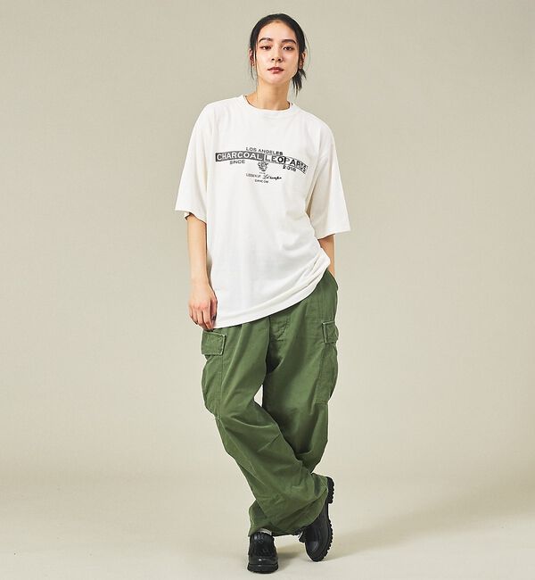 Rouge vif「【Americana/アメリカーナ&times;ORIGINAL Charcoal/オリジナ」|Tシャツ・カットソー|