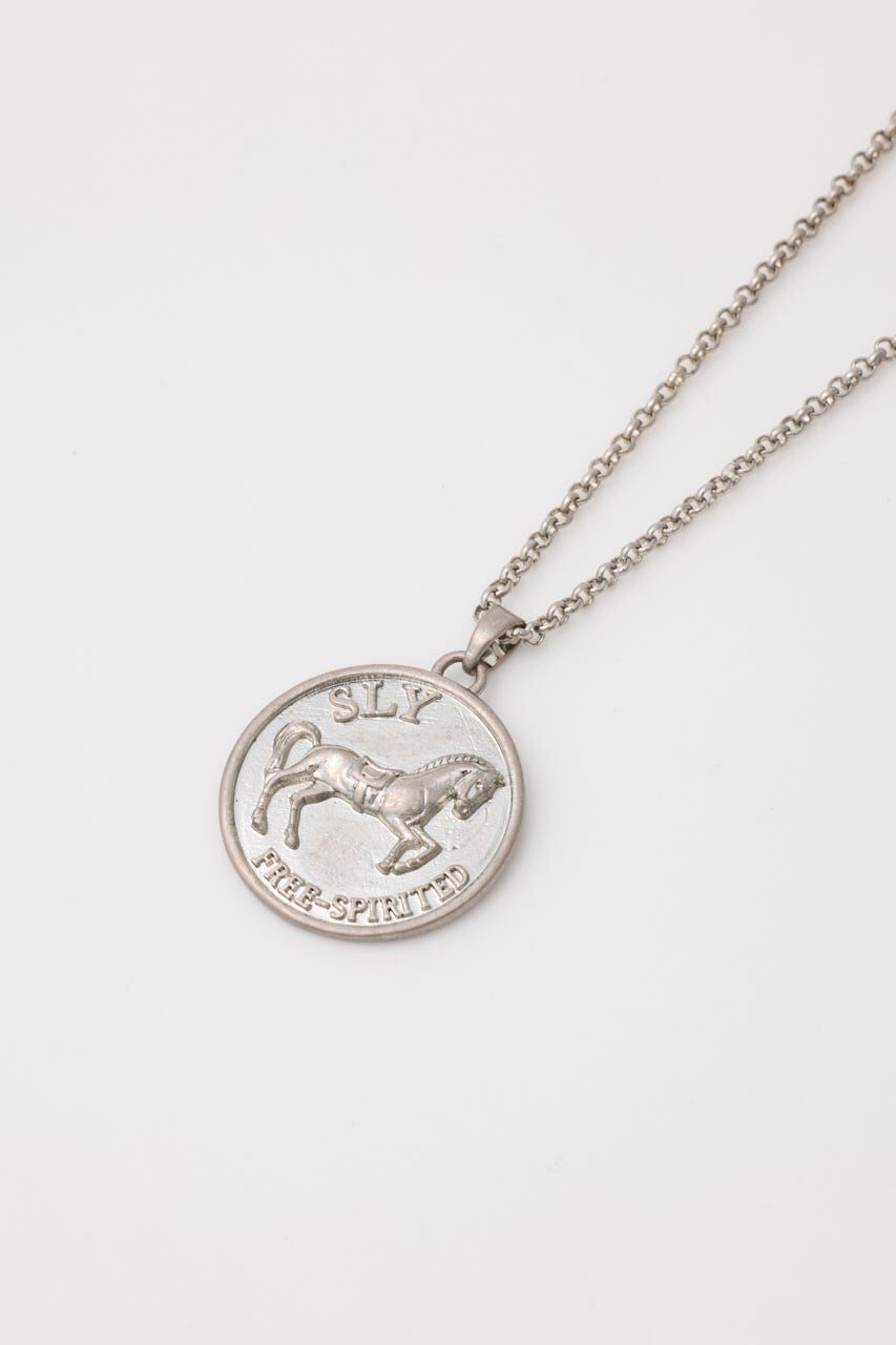 SLY「HORSE COIN CHARM ネックレス」|ネックレス|