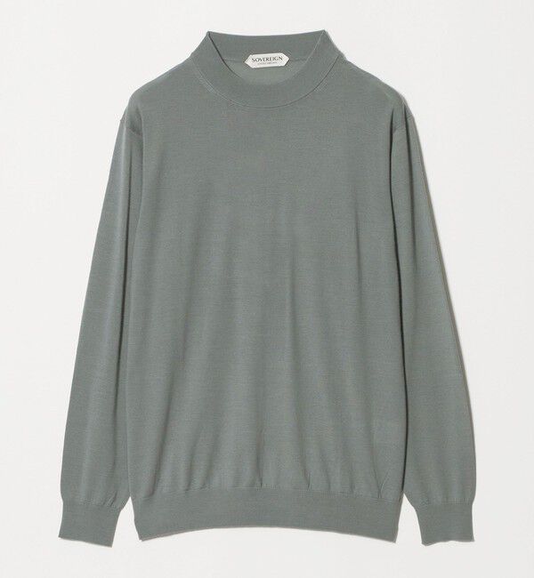UNITED ARROWS「＜SOVEREIGN＞ハイゲージ モックネック ニット」|ニット・セーター|