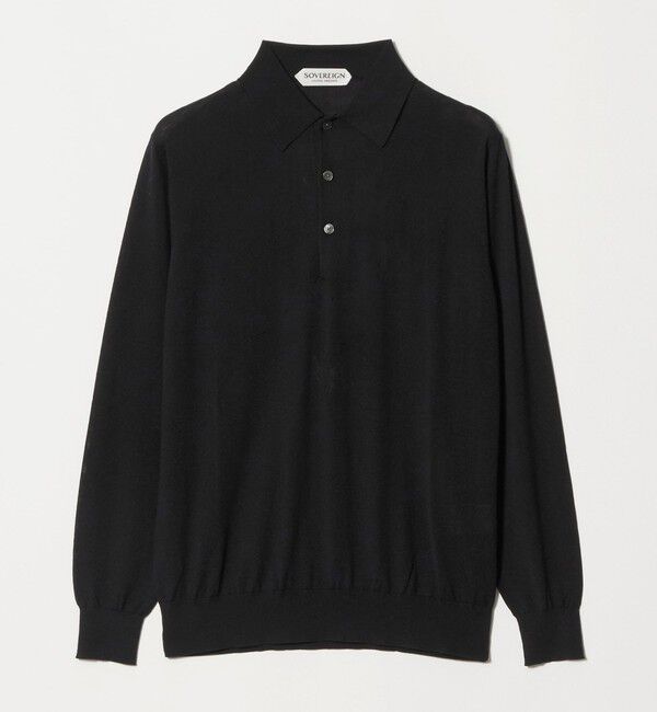 UNITED ARROWS「＜SOVEREIGN＞ ハイゲージ ニット ポロシャツ」|ニット・セーター|